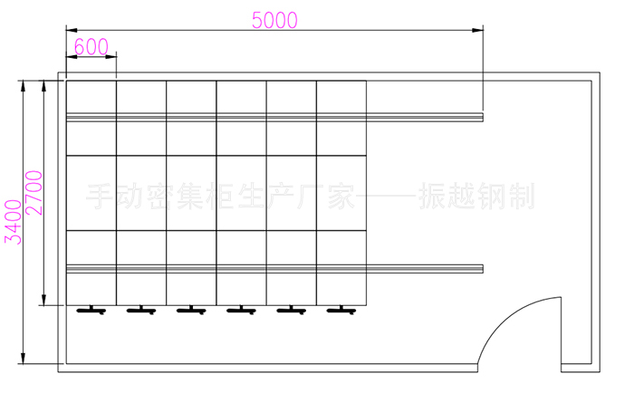 手搖檔案密集柜設(shè)計(jì)圖 手搖檔案密集柜設(shè)計(jì)圖